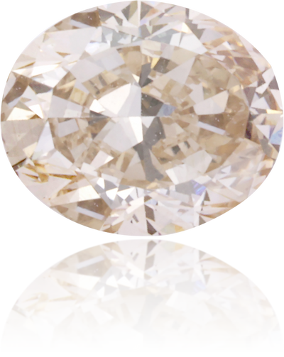 Natural Brown Diamond Oval 0.45 ct Polished