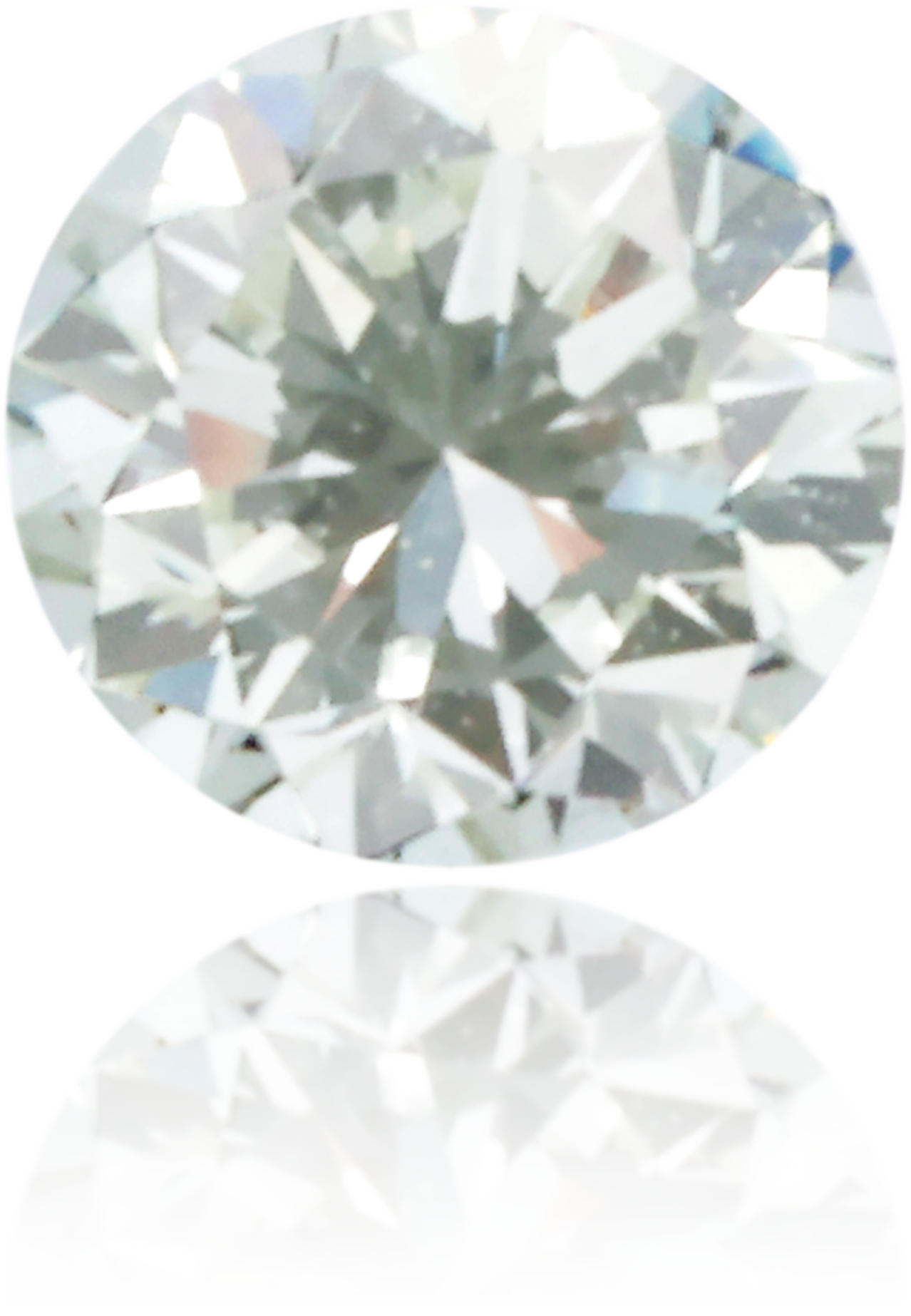 Natural Green Diamond Round 0.08 ct Polished