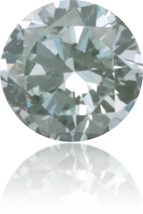 Natural Green Diamond Round 0.08 ct Polished