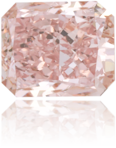 Natural Pink Diamond Rectangle 0.25 ct Polished