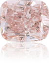 Natural Pink Diamond Cushion 0.26 ct Polished