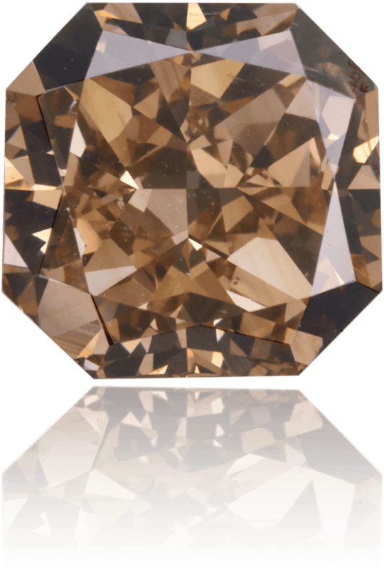 Natural Brown Diamond Rectangle 3.02 ct Polished