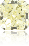 Natural Yellow Diamond Square 2.56 ct Polished