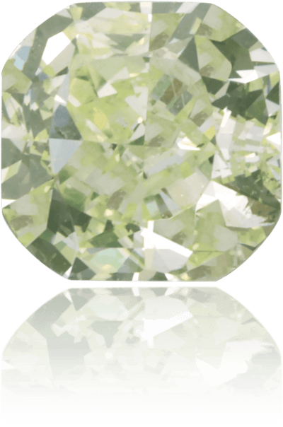 Natural Green Diamond Square 0.51 ct Polished