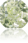 Natural Green Diamond Square 0.51 ct Polished