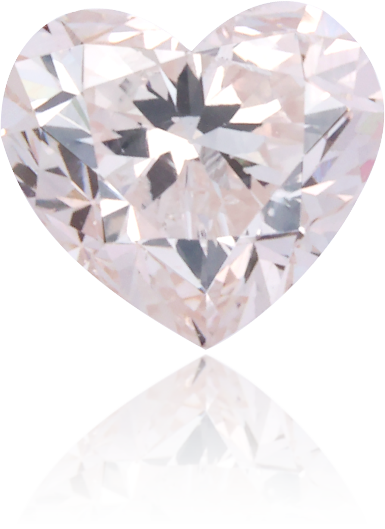 Natural Purple Diamond Heart Shape 0.68 ct Polished