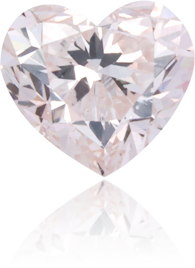 Natural Purple Diamond Heart Shape 0.68 ct Polished