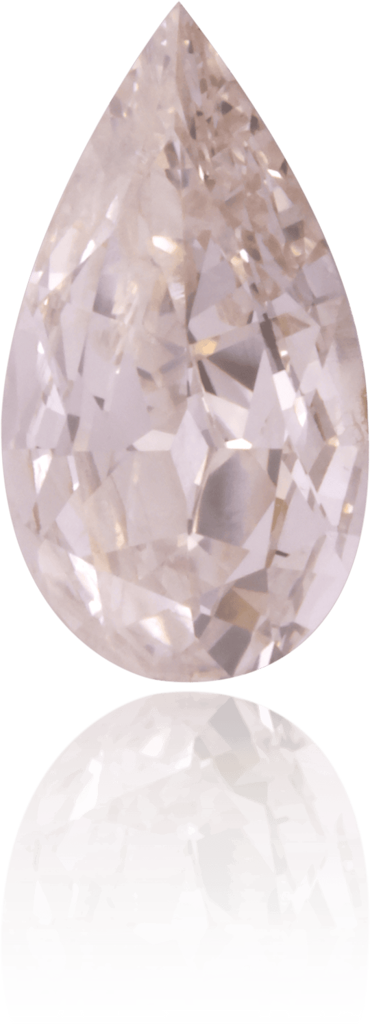 Natural Pink Diamond Pear Shape 0.67 ct Polished