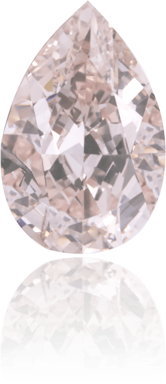 Natural Pink Diamond Pear Shape 0.77 ct Polished