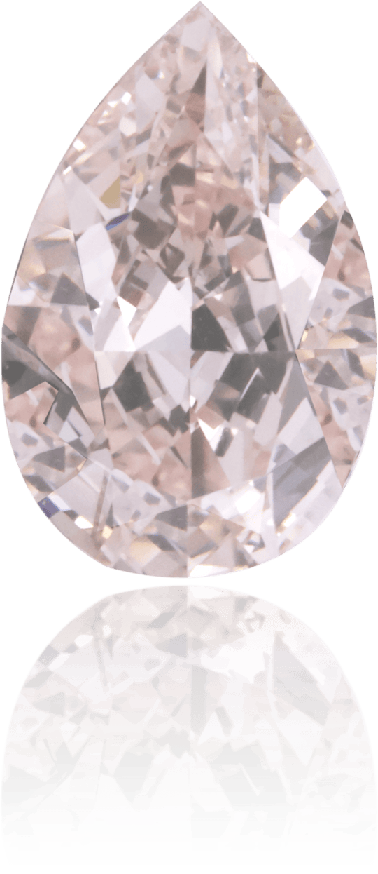Natural Pink Diamond Pear Shape 0.77 ct Polished