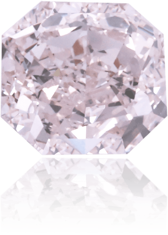 Natural Pink Diamond Rectangle 0.91 ct Polished