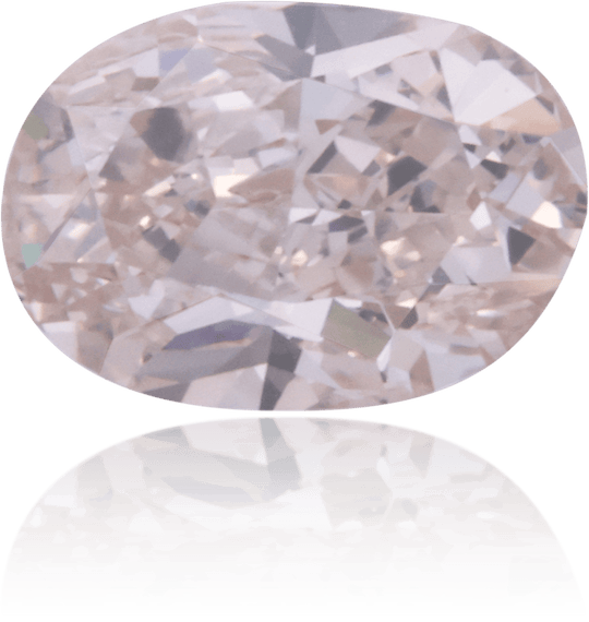 Natural Pink Diamond Oval 0.78 ct Polished