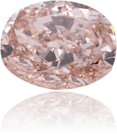 Natural Pink Diamond Oval 0.69 ct Polished