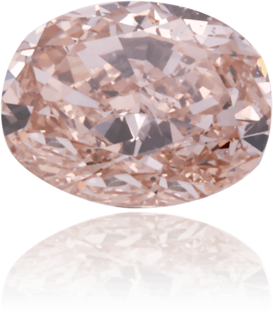Natural Pink Diamond Oval 0.69 ct Polished