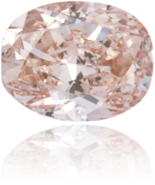 Natural Pink Diamond Oval 0.69 ct Polished