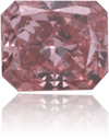 Natural Pink Diamond Rectangle 0.29 ct Polished