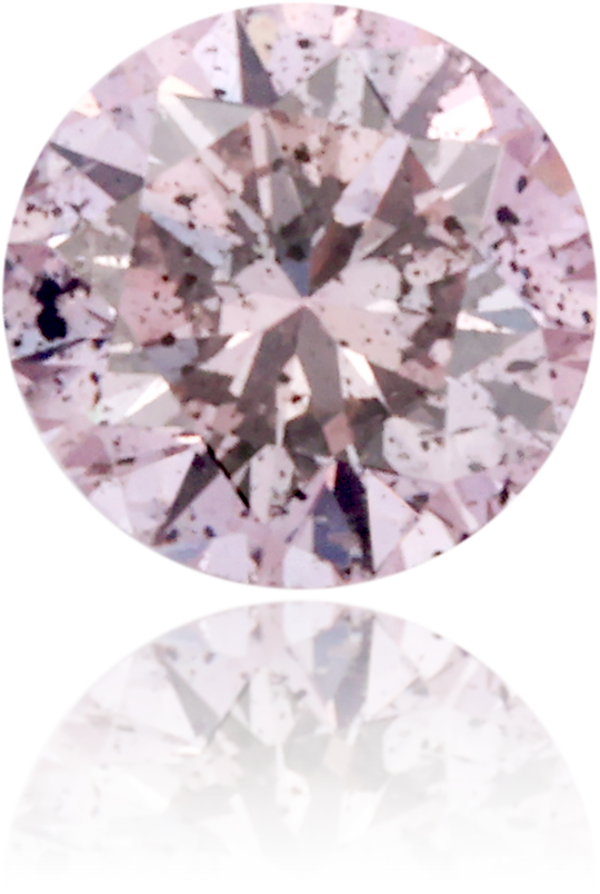 Natural Purple Diamond Round 0.11 ct Polished