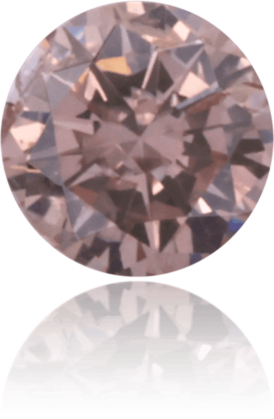 Natural Pink Diamond Round 0.14 ct Polished