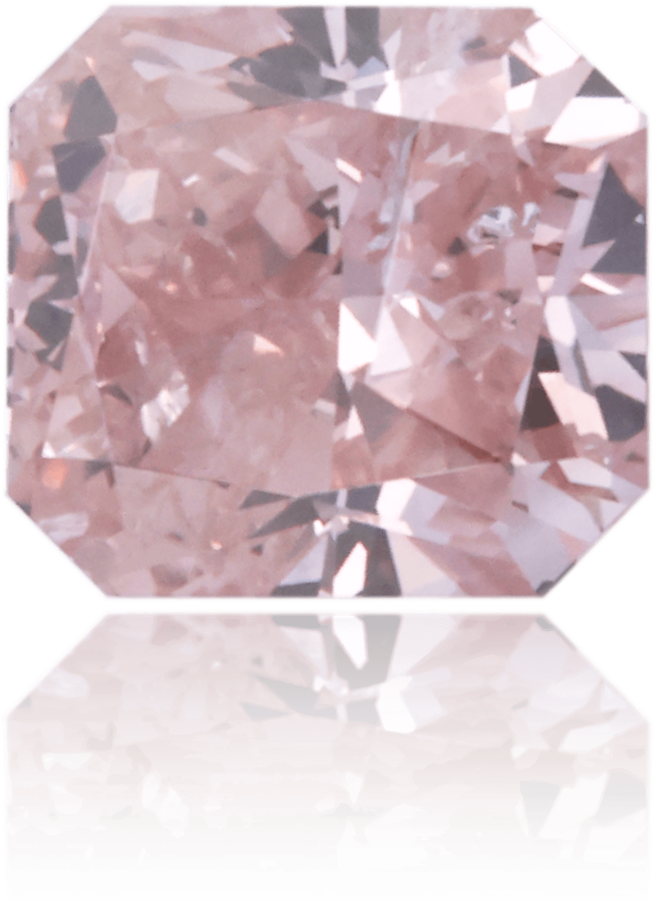 Natural Pink Diamond Rectangle 0.69 ct Polished