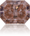 Natural Pink Diamond Rectangle 0.38 ct Polished