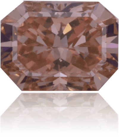 Natural Pink Diamond Rectangle 0.38 ct Polished