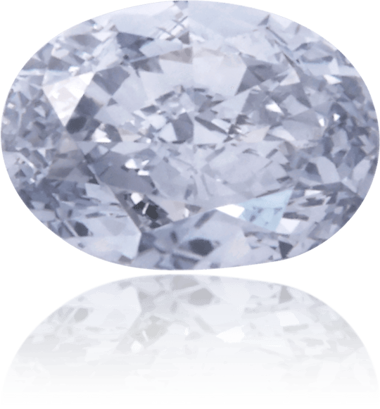 Natural Blue Diamond Oval 0.29 ct Polished
