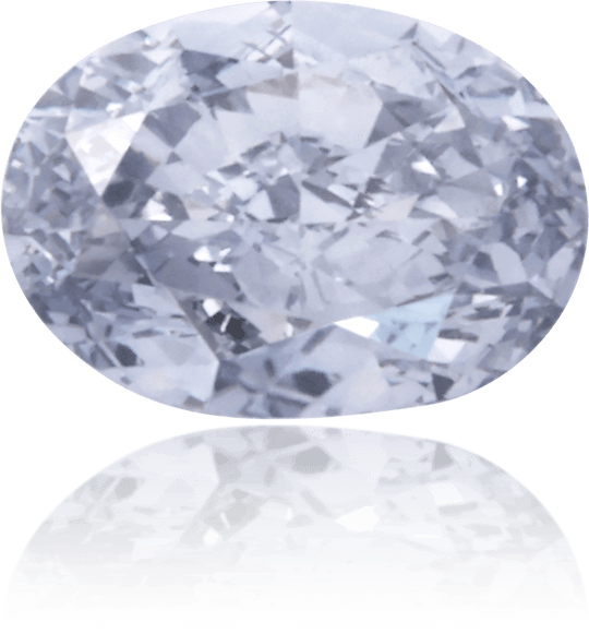 Natural Blue Diamond Oval 0.29 ct Polished