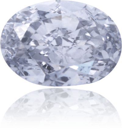 Natural Blue Diamond Oval 0.29 ct Polished