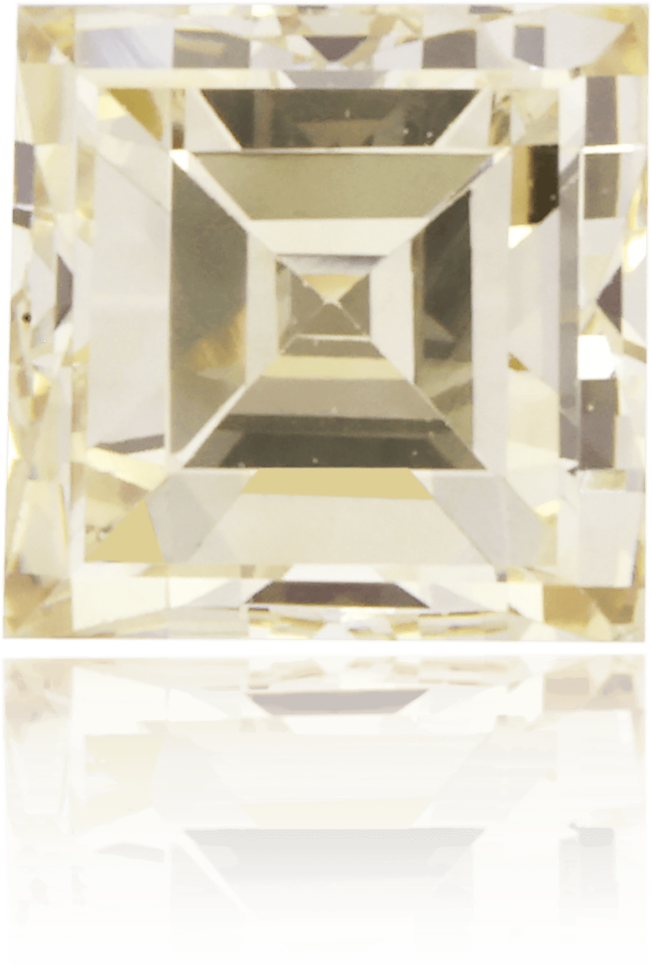 Natural Yellow Diamond Square 0.35 ct Polished