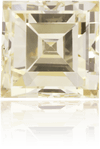 Natural Yellow Diamond Square 0.35 ct Polished
