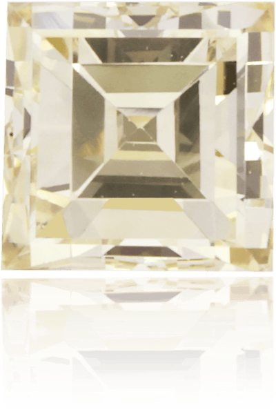 Natural Yellow Diamond Square 0.35 ct Polished