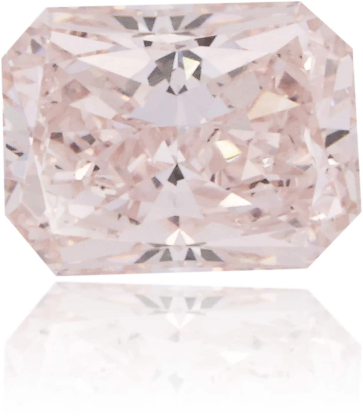 Natural Pink Diamond Rectangle 0.78 ct Polished