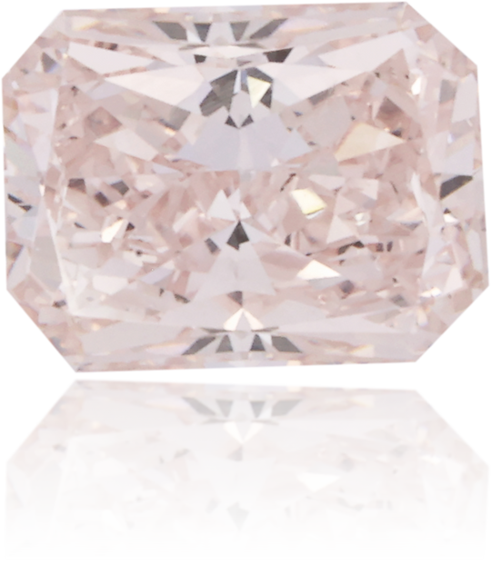 Natural Pink Diamond Rectangle 0.78 ct Polished