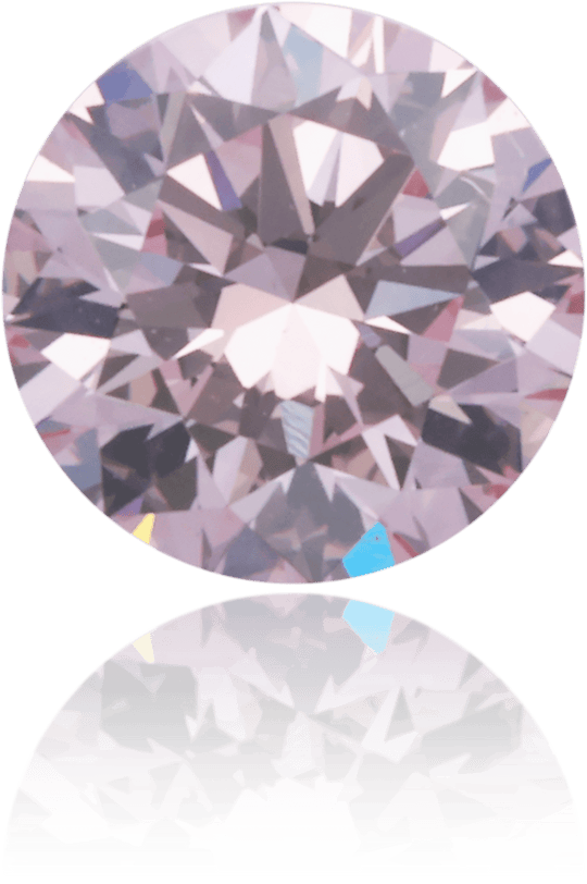 Natural Purple Diamond Round 0.27 ct Polished