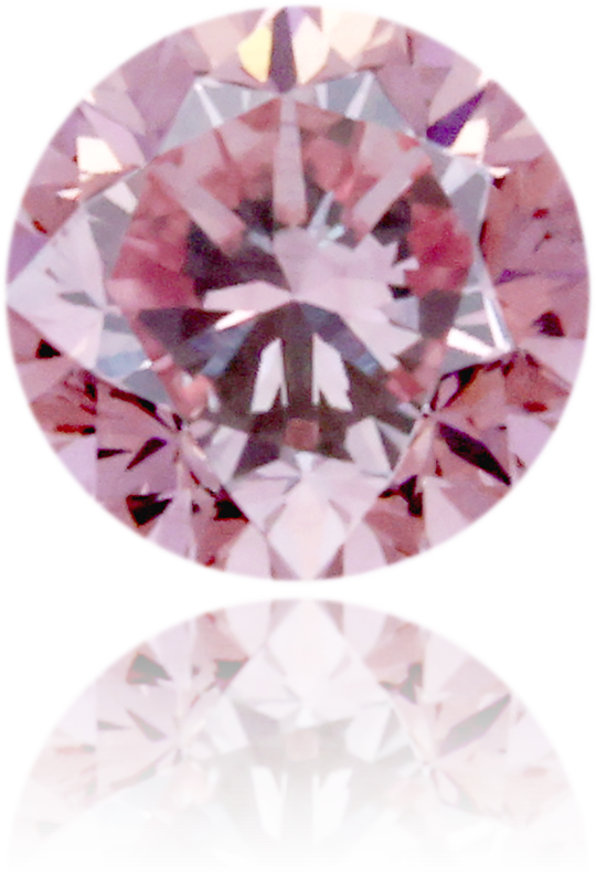 Natural Pink Diamond Round 0.25 ct Polished