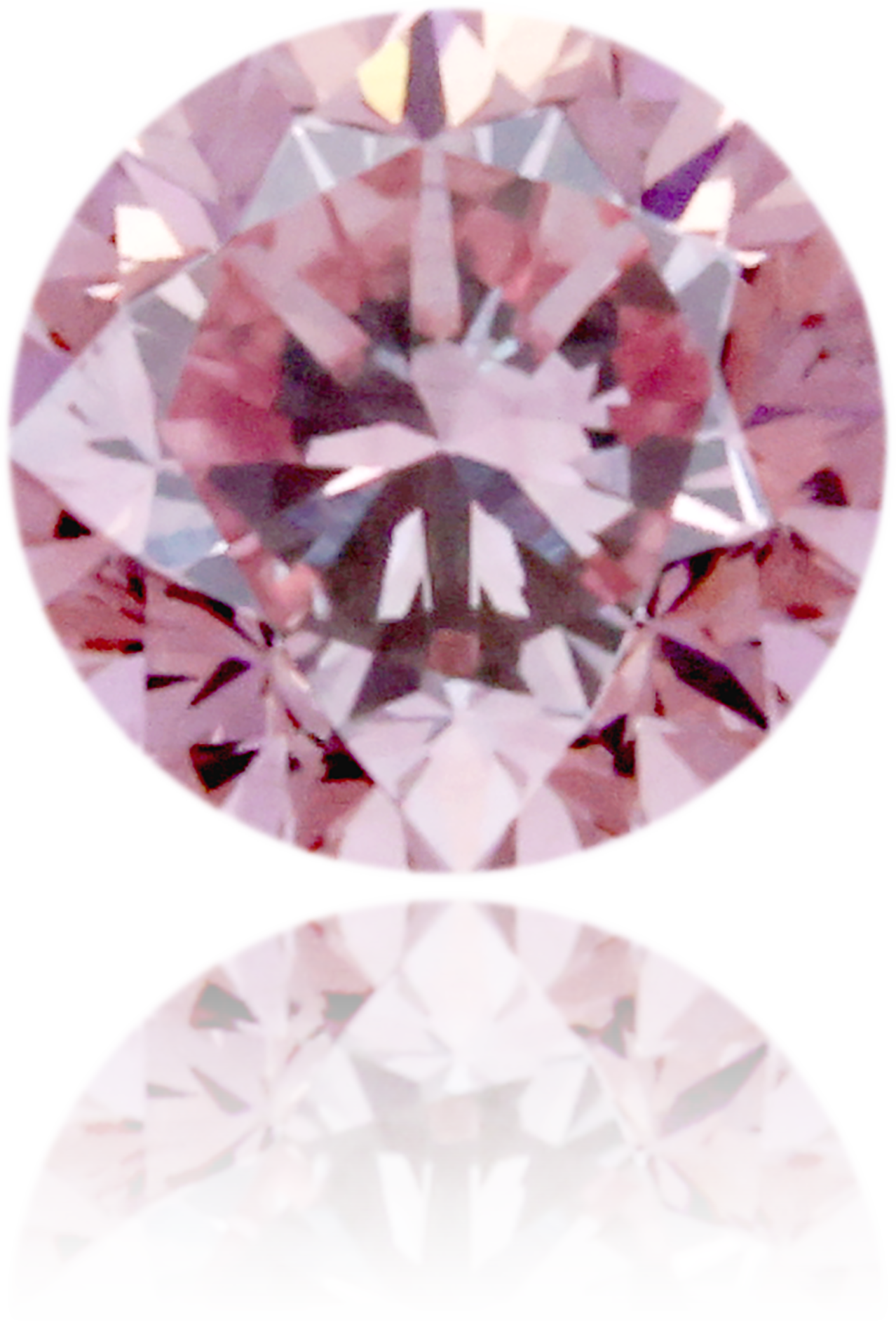 Natural Pink Diamond Round 0.25 ct Polished