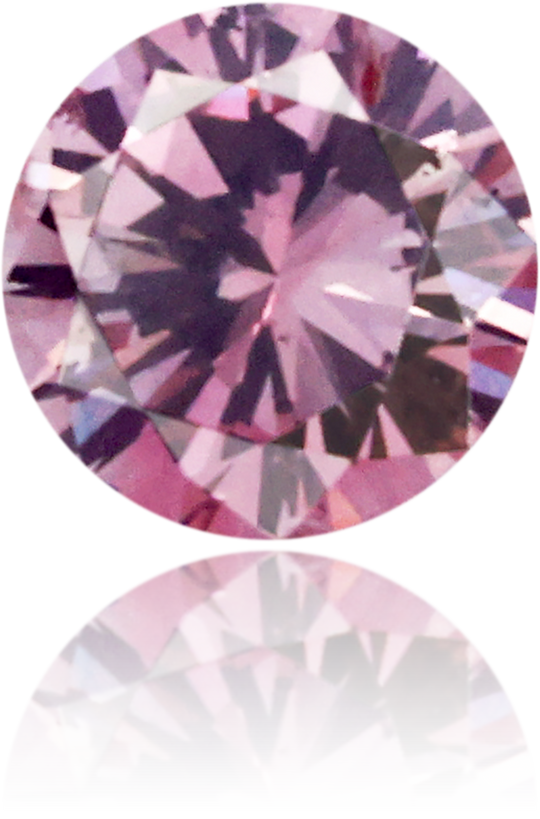 Natural Pink Diamond Round 0.17 ct Polished