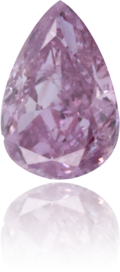 Natural Purple Diamond Pear Shape 0.17 ct Polished