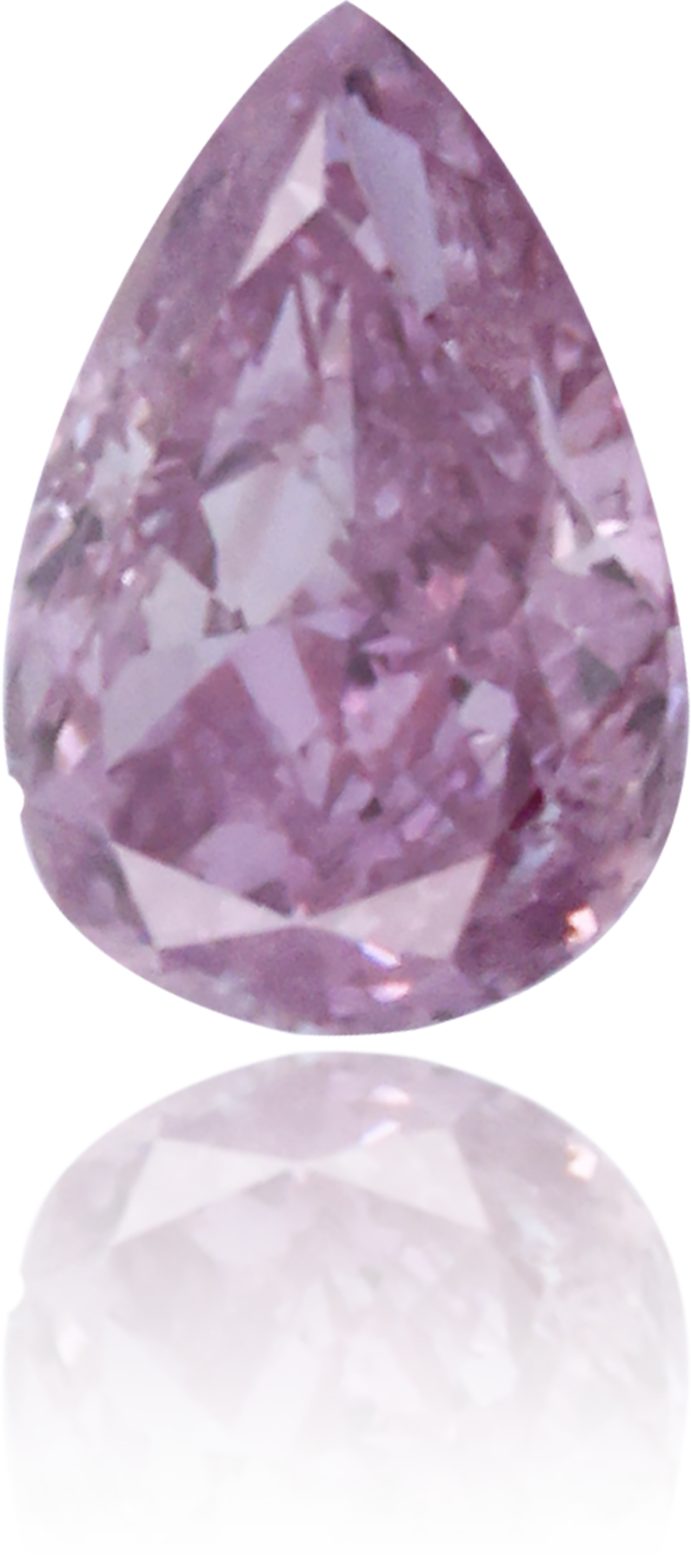 Natural Purple Diamond Pear Shape 0.17 ct Polished