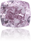 Natural Purple Diamond Square 0.13 ct Polished