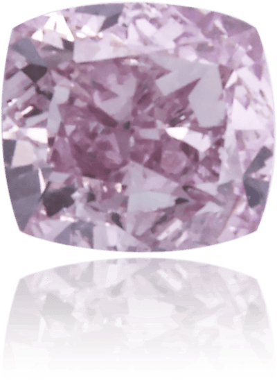 Natural Purple Diamond Square 0.13 ct Polished