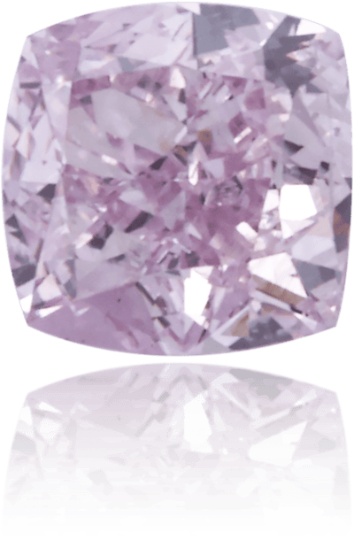 Natural Purple Diamond Square 0.19 ct Polished