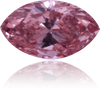 Natural Pink Diamond Marquise 0.24 ct Polished