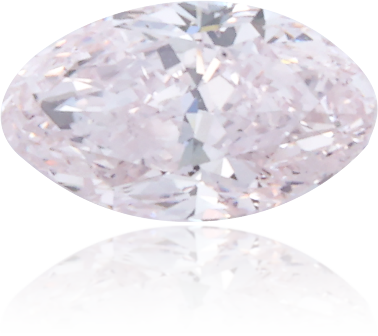 Natural Pink Diamond Oval 0.30 ct Polished