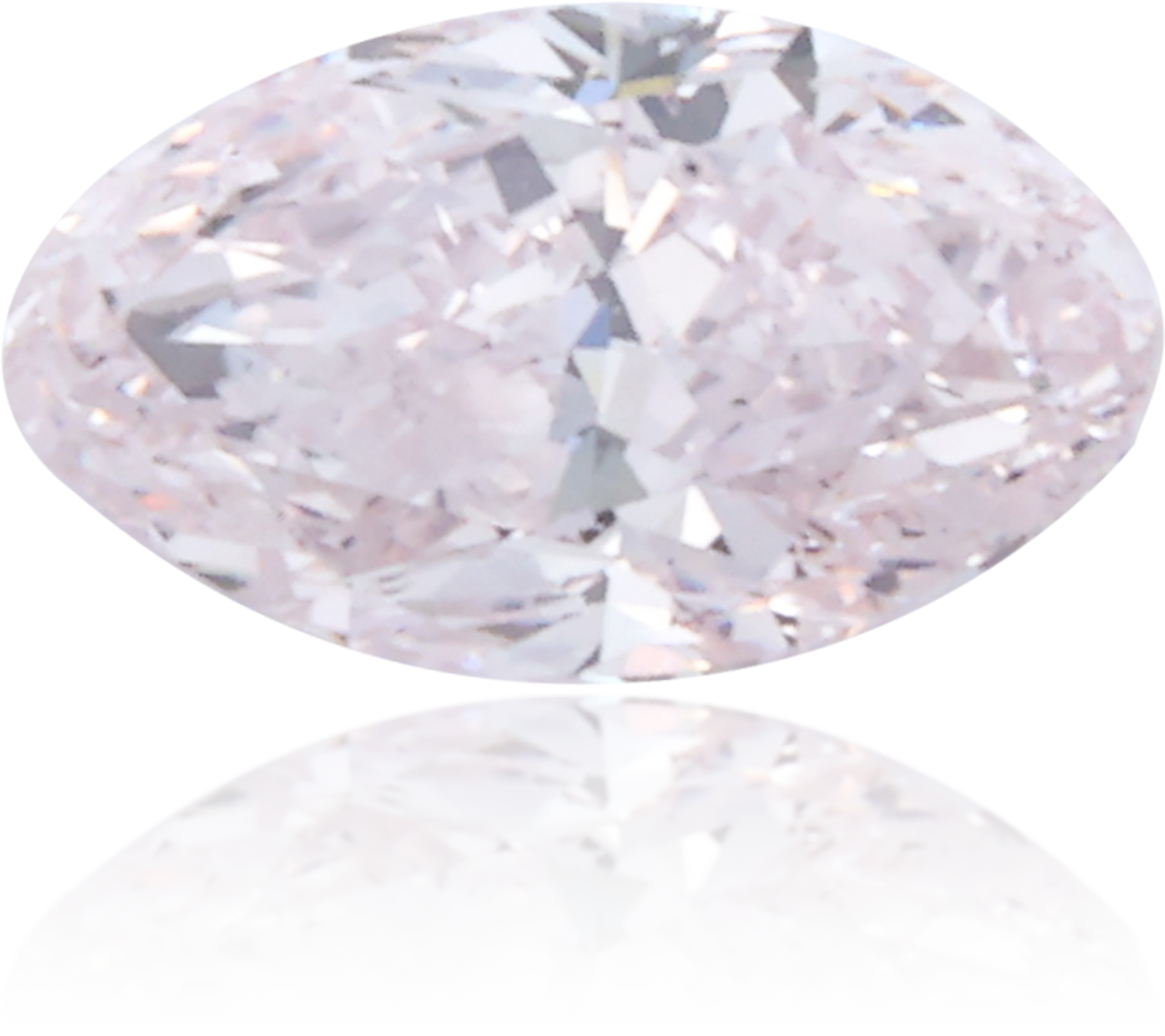 Natural Pink Diamond Oval 0.30 ct Polished