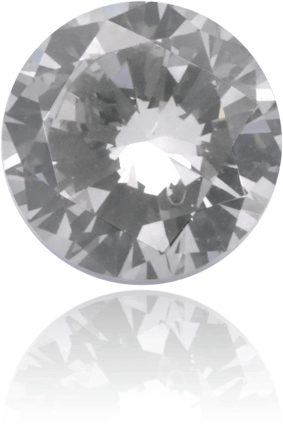 Natural Gray Diamond Round 0.75 ct Polished