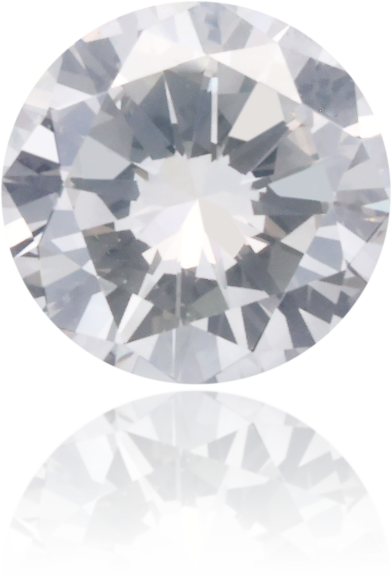 Natural Gray Diamond Round 0.75 ct Polished