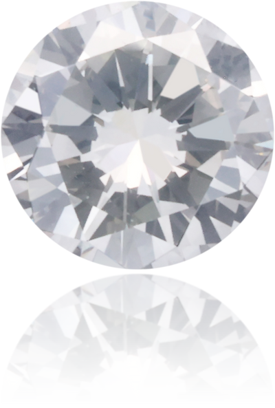 Natural Gray Diamond Round 0.75 ct Polished