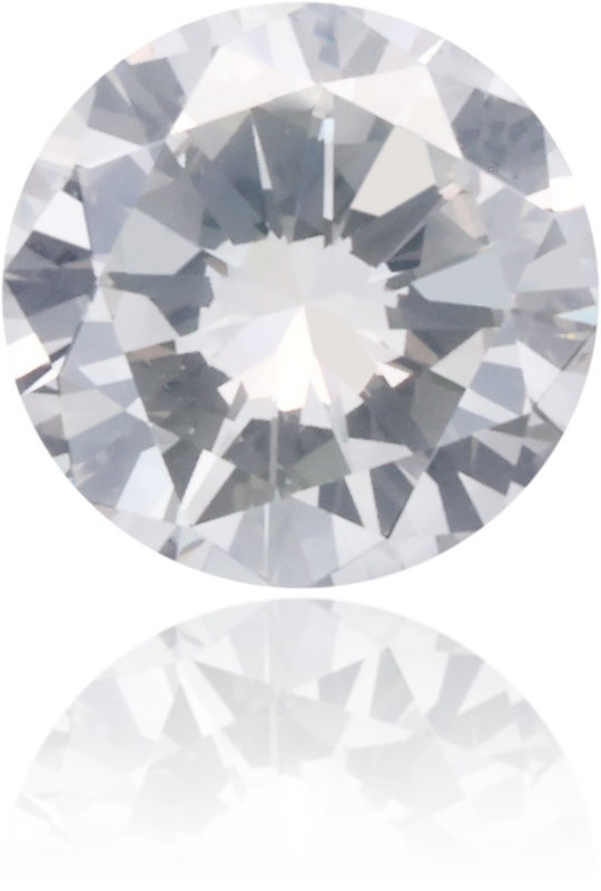 Natural Gray Diamond Round 0.75 ct Polished