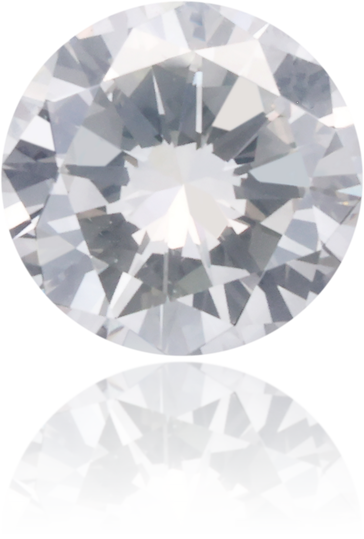 Natural Gray Diamond Round 0.75 ct Polished